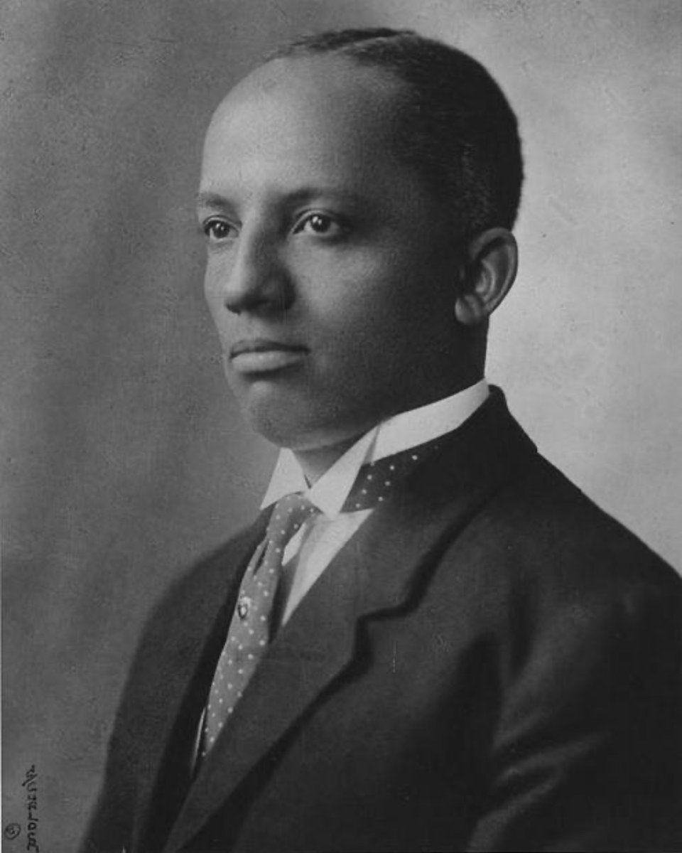 Dr. Carter G. Woodson—known as the “Father of Black History'—started the first Negro History Week in 1926 to ensure students would learn Black history. It grew into #BlackHistoryMonth, starting in 1976. #SmithsonianBHM Scurlock Studio Records portrait in the @amhistorymuseum