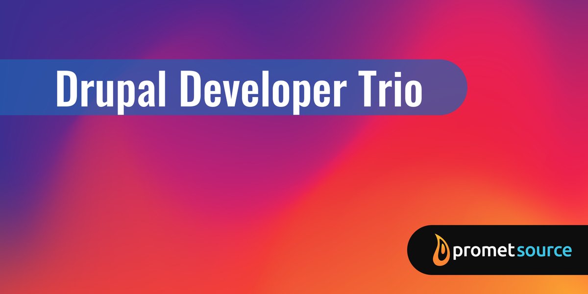 prometsource's tweet image. Check out our new, targeted, 3-day training option for 
Drupal devs ready to take their know-how to the next level as D7 end-of-life nears.  prometsource.com/training/drupa… #Drupal #LearnDrupal #Drupaltraining #Drupal7endoflife