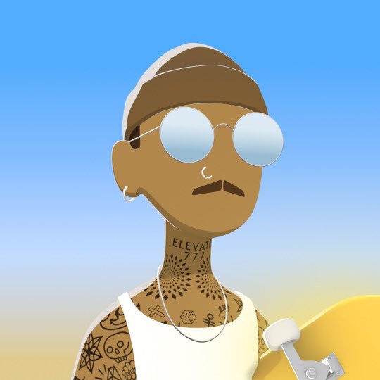 Boojohnson1's tweet image. Stoked to have teamed up with @Sk8ersNFT this year &amp;amp; for them to create my first personal NFT is just incredible and very exciting. I hope you guys love it

Sk8er #1 @Sk8ersNFT 🔥🛹 

#NewNFTProfilePic NFT by SKATEPARK