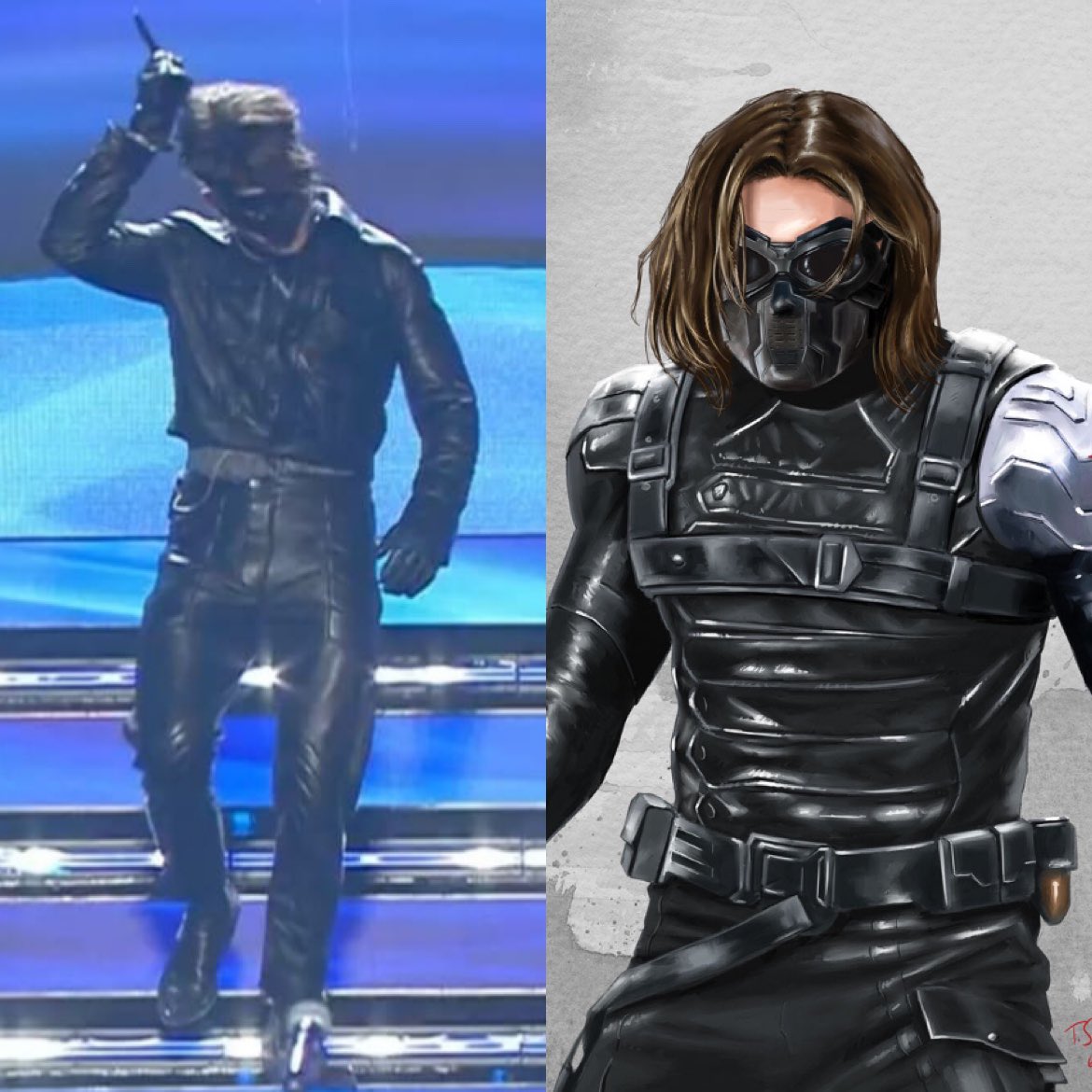 The Winter Soldier is back #Sanremo2022 #rkomi