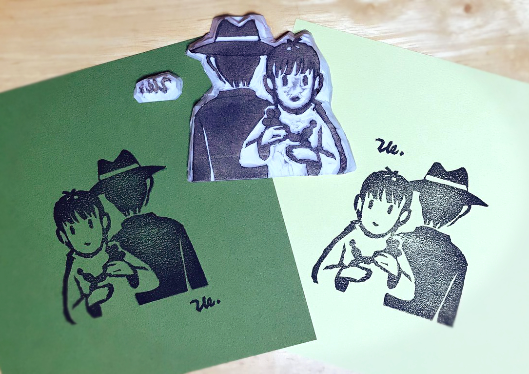 _DevilsDisciple's tweet photo. GM🪄

"Portrait" - eraser stamp 
2018.12.13

Have a creative day!
#_DevilsDisciple https://t.co/oxmtqbqZrm