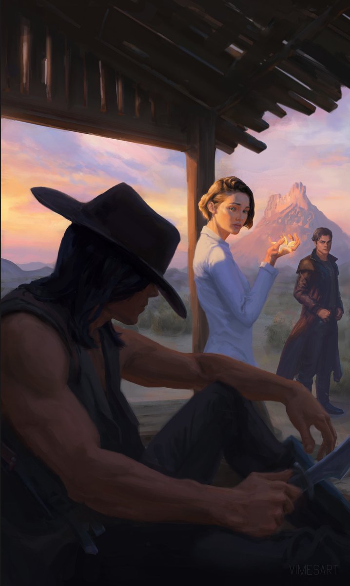 Vimesart's tweet photo. Had the pleasure of working with @DebErelene On the book cover for Healer's Touch, the first in her Deadly Touch Trilogy. 

Was great collaboarting with Deb on this, her insights into the characters, really helped me get into the world she was creating !  
#Illustration #art https://t.co/sQKfKbZTIz