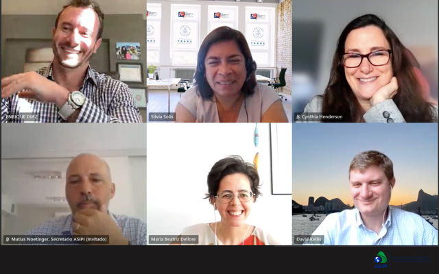 Today ASIPI President Enrique Diaz and Secretary Matias Noetinger met with <a href="/uspto/">USPTO</a> Attaches of the region to discuss mutual areas of interest and plan the agenda for 2022.

#ASIPI #USPTO