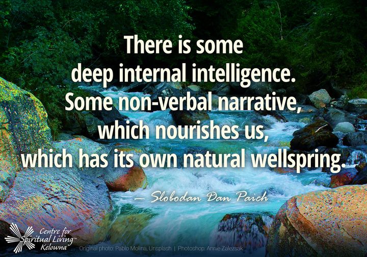 cslkelowna's tweet photo. "There is some deep internal intelligence" 

#cslkelowna #wearecsl #aworldthatworks4all #oneness #wellbeing #spiritualityinkelowna https://t.co/B9b9vrtudN