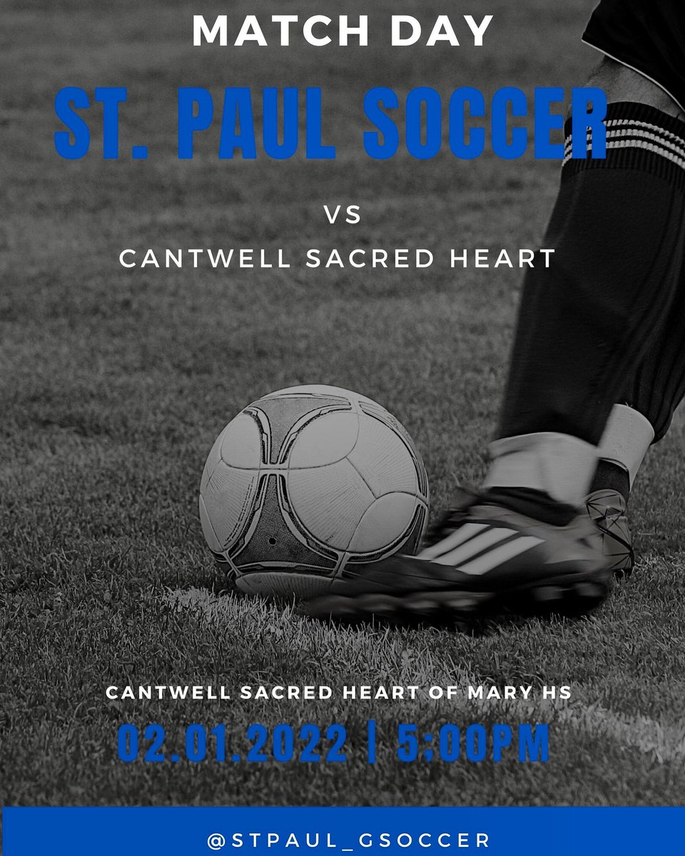 #Swordsmen hit the road to <a href="/cshmhs/">CSHM</a> 🚌 in the final match of #SantaFeLeague play. Kick off at 5:00pm <a href="/SGVNSports/">Fred J. Robledo 👨🏻‍💻</a> <a href="/James_Escarcega/">James Escarcega 📈🏈🏀⚾️🥎 🤼🤽🏽‍♂️🏊🏼‍♀️🏌🏻⚽️</a> <a href="/KeithLLair/">Keith Lair</a> <a href="/SoCalVarsity/">SoCal Varsity</a> <a href="/SPHSSports/">@SwordsmenAthletics</a> <a href="/StPaulSwordsmen/">St. Paul High School</a>