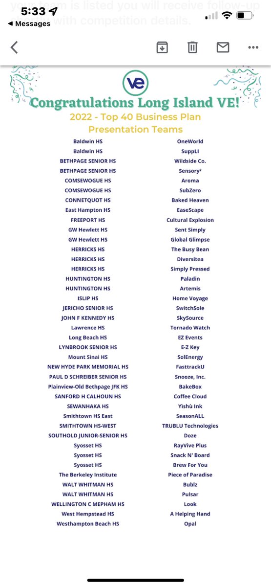 SHS School of Bus. tweet media