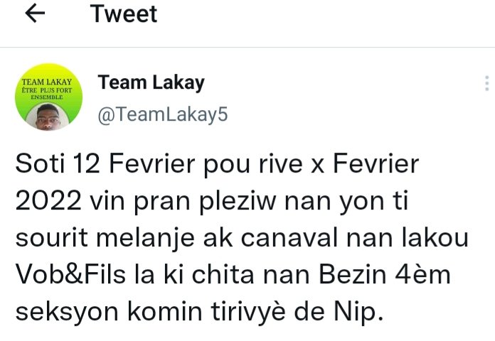 TeamLakay5's tweet photo. Map tann nou an foul https://t.co/bDA9f0DuOo