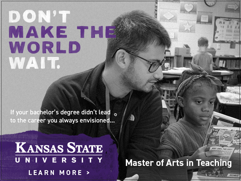 KSUCollegeofEd's tweet photo. Learn more about the Masters of Arts in Teaching degree. An online, 11-month, pathway to a Master’s degree and a new, rewarding career in teaching. Ranked #17 in United States (US News and World Report, 2021).

Visit here: https://t.co/tqqaKWKZpZ https://t.co/GBa5Wo6f7o