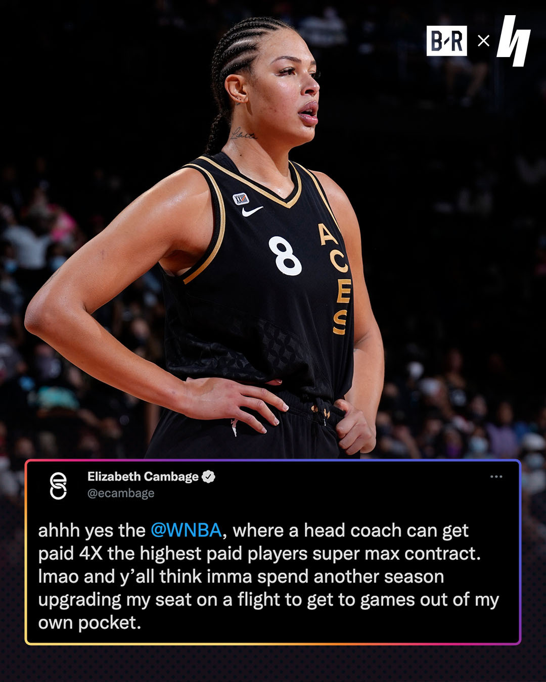 Bleacher Report on Twitter "Liz Cambage sounds off on pay in the WNBA