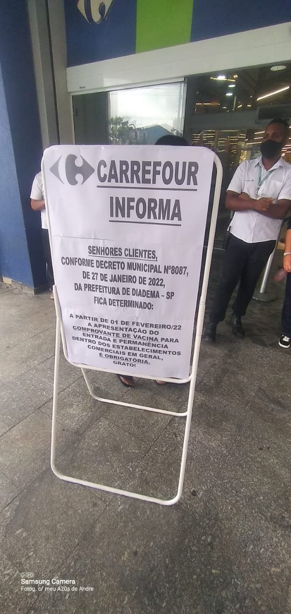 Não é por nada, mas, o Carrefour está pedindo para ser cancelado de novo...