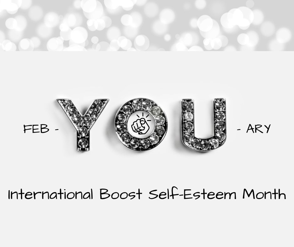MPMHTTC's tweet image. We&apos;re so excited that February is INTERNATIONAL BOOST YOUR SELF-ESTEEM MONTH!!!! You are all awesome and have amazing things about you, and we are so grateful you are along for our journey towards positive mental health! #promotepositive #InternationalBoostSelfEsteemMonth
