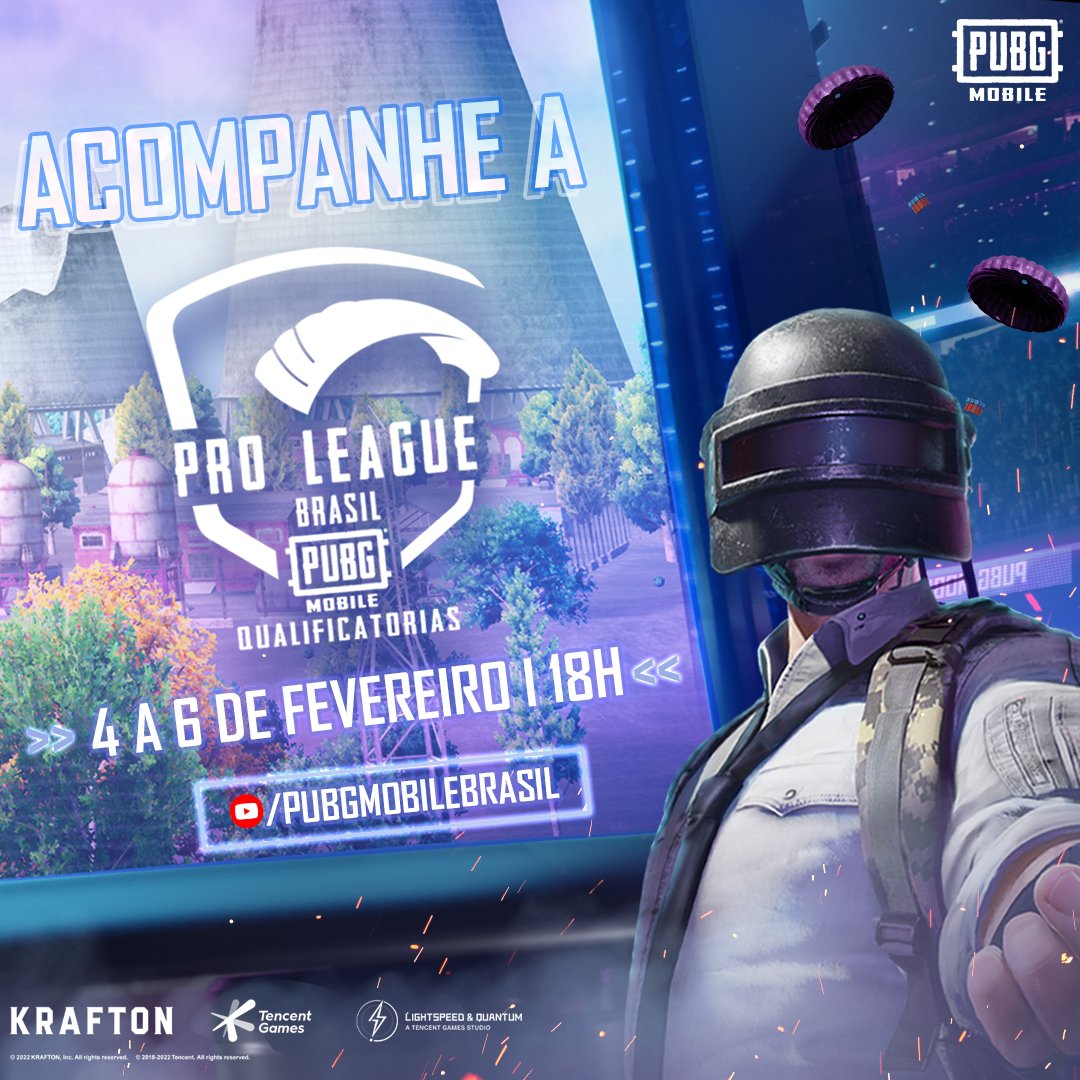 brPUBGMOBILE's tweet photo. Se prepare para as qualificatórias da PMPL Brasil! 🏅
De 4 a 6 de Fevereiro, às 18h, em nosso canal do Youtube!
Pra qual desses times vai sua torcida? 🤔 https://t.co/7mvfxVHYHf