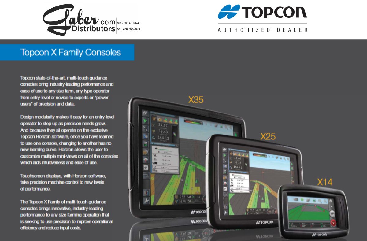 Needing boom height control for your sprayer? Gaber Distributors is an authorized Topcon Dealer. Contact us today to find out how we can make your spraying season easier.

#westcdnag #farming #spray2022 #seeding2022 #pommier #aluminumbooms #recirculation #topcon