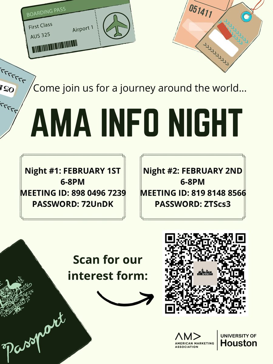 AMAUHMain's tweet photo. Come out TONIGHT &amp; TOMORROW! We can’t wait to take a journey with new members! ✈️ https://t.co/AIQdjMIVKU