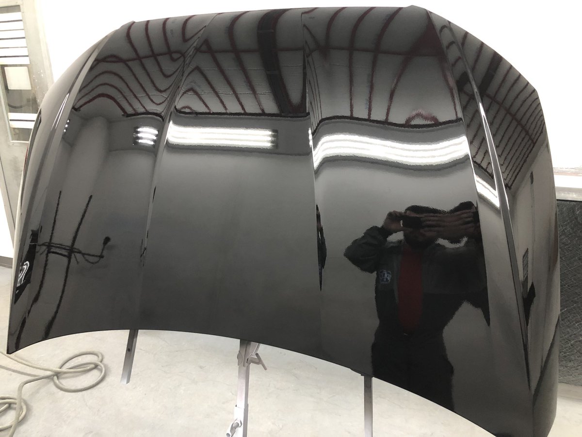 StoreysArc's tweet photo. Seat new front end parts painted. Canโt beat a drop of fresh black ๐@PPGRefinishUK #Envirobase https://t.co/q6WIDhEeqD