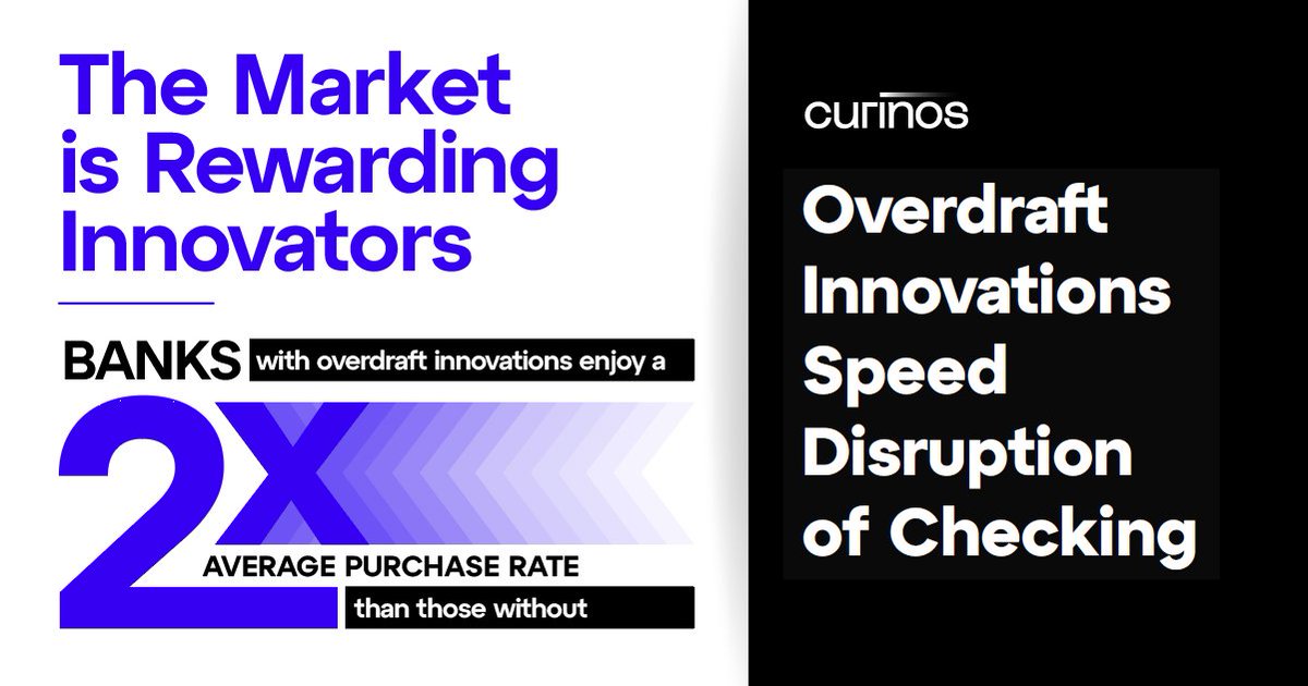 _Curinos's tweet image. The traditional business model of #overdraft has been upended. How should financial institutions respond? With even more banks announcing policy changes since our December study, Curinos examines what goes into a successful solution. bit.ly/3ueZljV