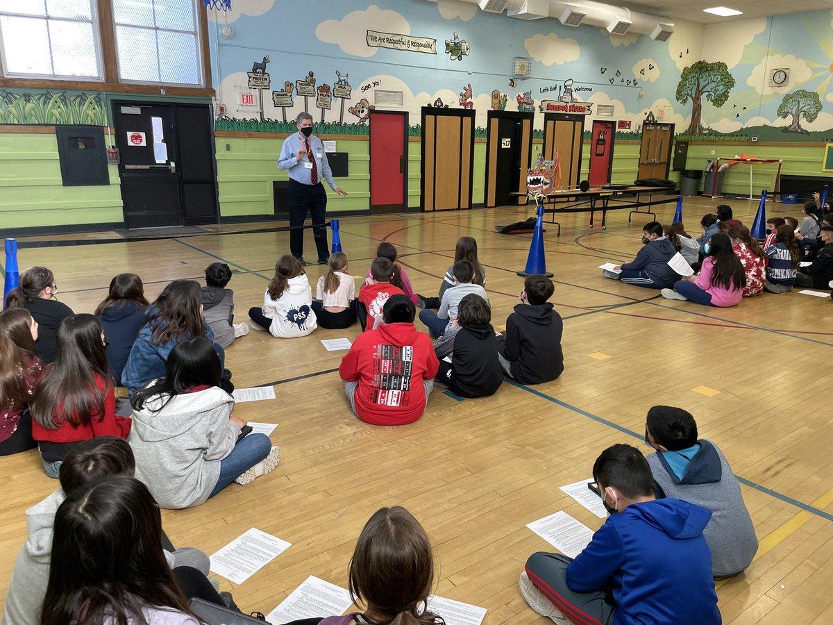 Today Mr.Cassara from <a href="/CareyHS/">H. Frank Carey</a> came in and introduced the 6th graders <a href="/polk_street/">Polk Street School</a> to the exciting classes the Carey Music department will offer next year in 7th grade! Thank you Mr.Cassara!