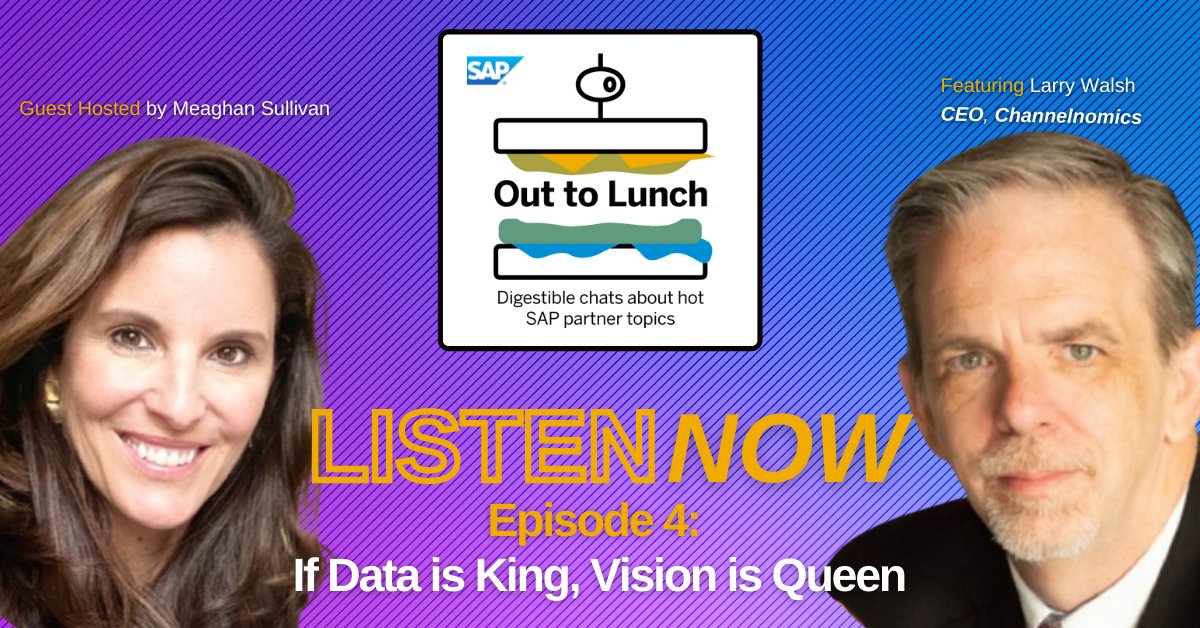 In a special episode of #OutToLunch, @DianePereira23 and I spoke with <a href="/Channelnomics/">Channelnomics</a> CEO <a href="/lmwalsh_CN/">Larry Walsh</a>. Larry shares his predictions for business in 2022 as well as trends #SAPPartners should follow to succeed in a rapidly changing world. Listen here outtolunch.buzzsprout.com/1877781/998938…