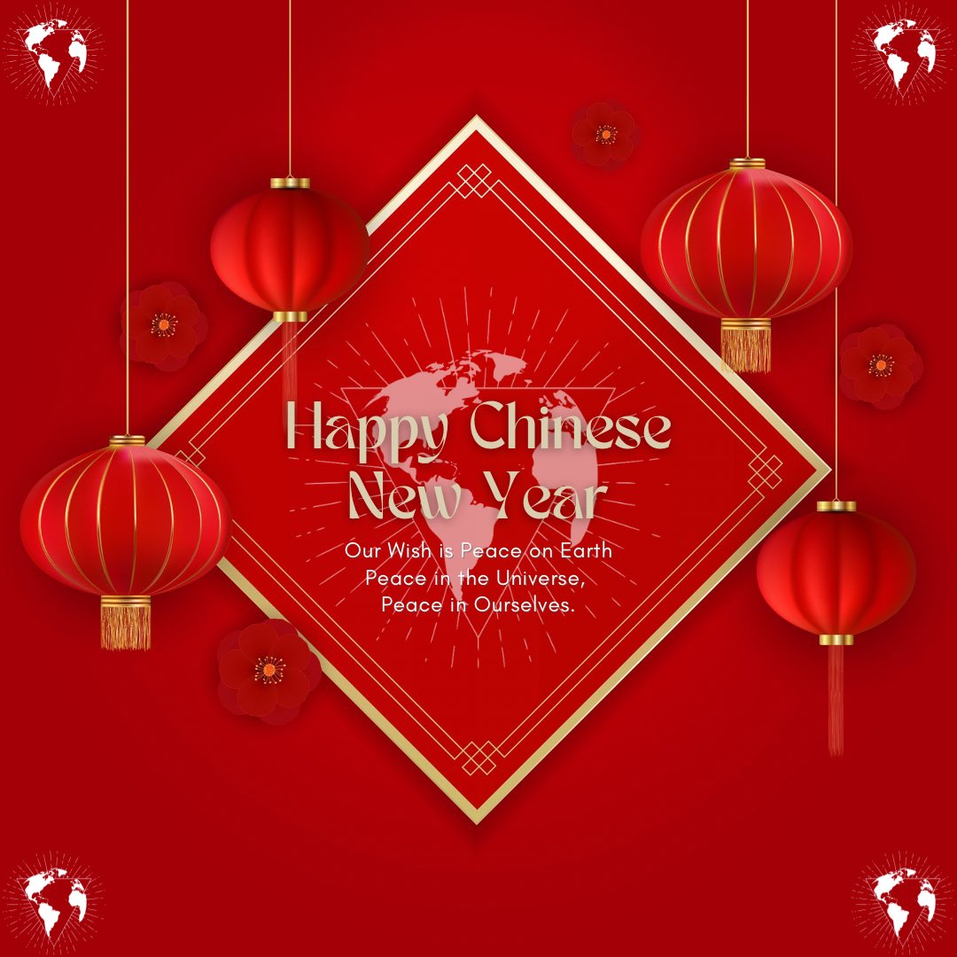#Happy #ChineseNewYear of the #Tiger!🎇

Our #Wish is #PeaceOnEarth, #Peace in the #Universe, Peace in Ourselves✨🧧That’s the greatest #Fortune!🧧

Feliz #AnoNuevoChino2022!🐯
Nuestro deseo es Paz en la Tierra, Paz en el Universo, Paz en nosotros mismos, Esa es la mayor fortuna!