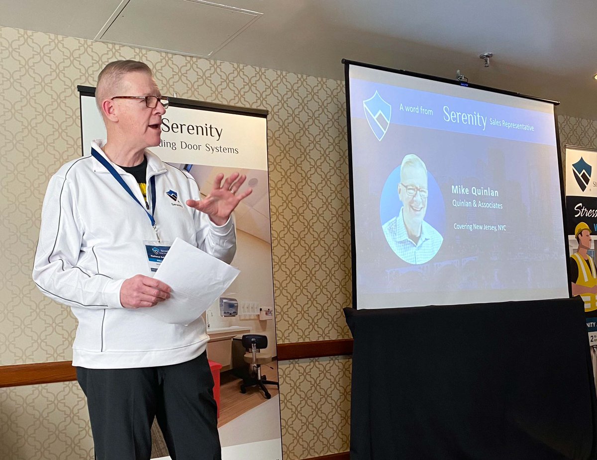 Had a great time speaking at <a href="/SerenitySliding/">Serenity Sliding Door Systems</a>'s National Sales Meeting. So glad to share and learn.