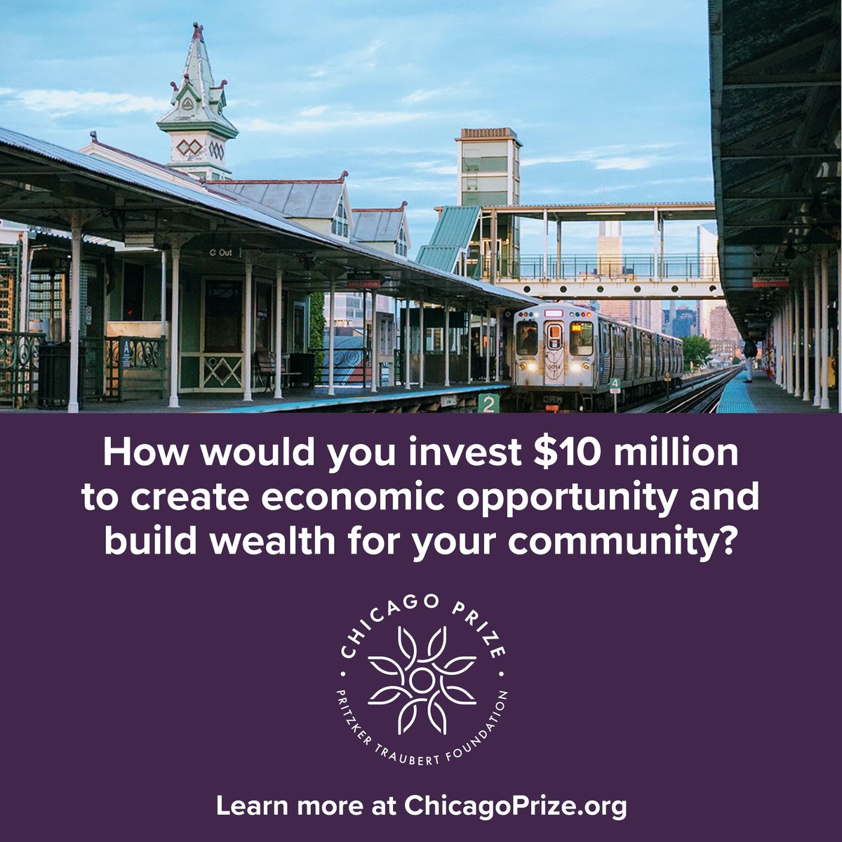 How would you invest $10 million to create economic opportunity and build wealth for your community? #ChicagoPrize2022 applications will be accepted from 2/15 – 3/1. Start preparing your application today by downloading the RFP and Application Template: ptfound.org/chicago-prize/…