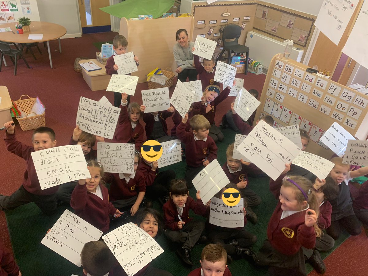 ABCPschool's tweet photo. Reception enjoyed finding the ai words around the classroom and writing them down. @MonsterPhonics #ABReception #ABPhonics https://t.co/TAGCdHgH2C