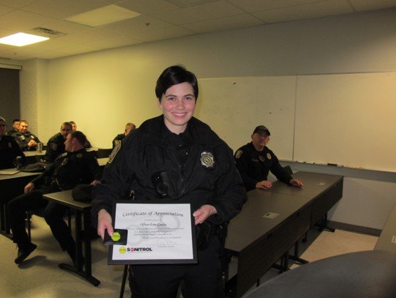 SonitrolKY's tweet photo. We are proud to continue to support the Lexington Police Department as we recognized apprehensions made as result of Bates Security or Sonitrol of Lexington verified alarm dispatch. Thanks for your service Officers Benjerman Hallock, Erin Gaulin, Anthony Sullivan &amp; Jake Bailey. https://t.co/xGLHbes6Ny