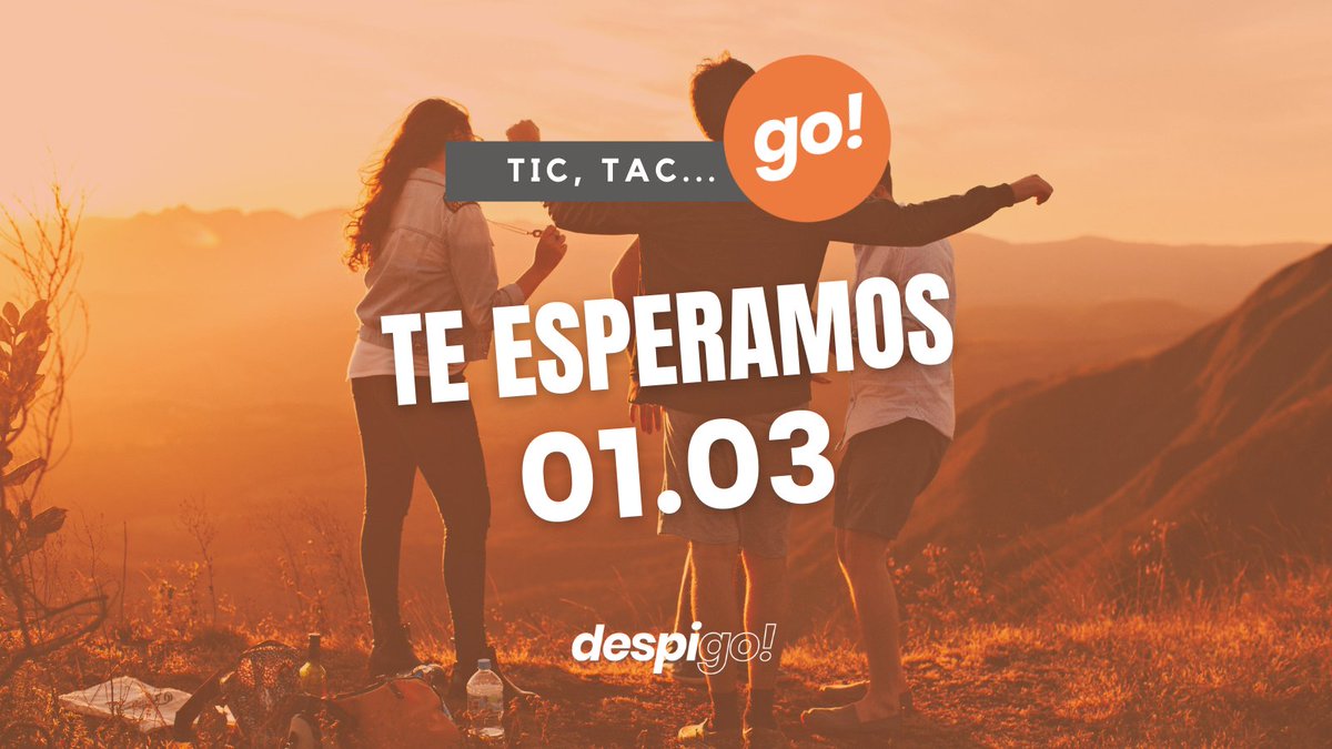 despigo_es's tweet photo. TIC, TAC… #GO! 🚀
DespiGO🟠 la plataforma de organización de DESPEDIDAS DE SOLTER@S que te hará #AHORRAR tiempo y ganar #DIVERSIÓN 👯‍🥂 Coge las riendas, despiGO hace el resto
Sé el primero en reservar tu #DESPEDIDA con despiGO… 🗓 1 DE MARZO 🗓 en https://t.co/pjUecH5oJS 
🚀 https://t.co/OlwcwasCYX