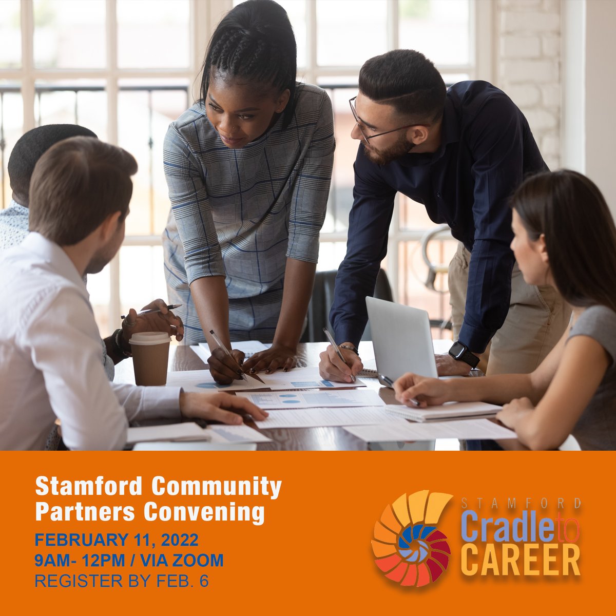 StamfordC2C's tweet image. You can make a difference in the Stamford Local Community with @StamfordC2C! We need your voice in our upcoming virtual roundtable to help create opportunities for ALL our youths.  Register at: ow.ly/pyZc50HIUow 
#SC2C #CradleToCareer #StamfordCommunity #EducationForAll