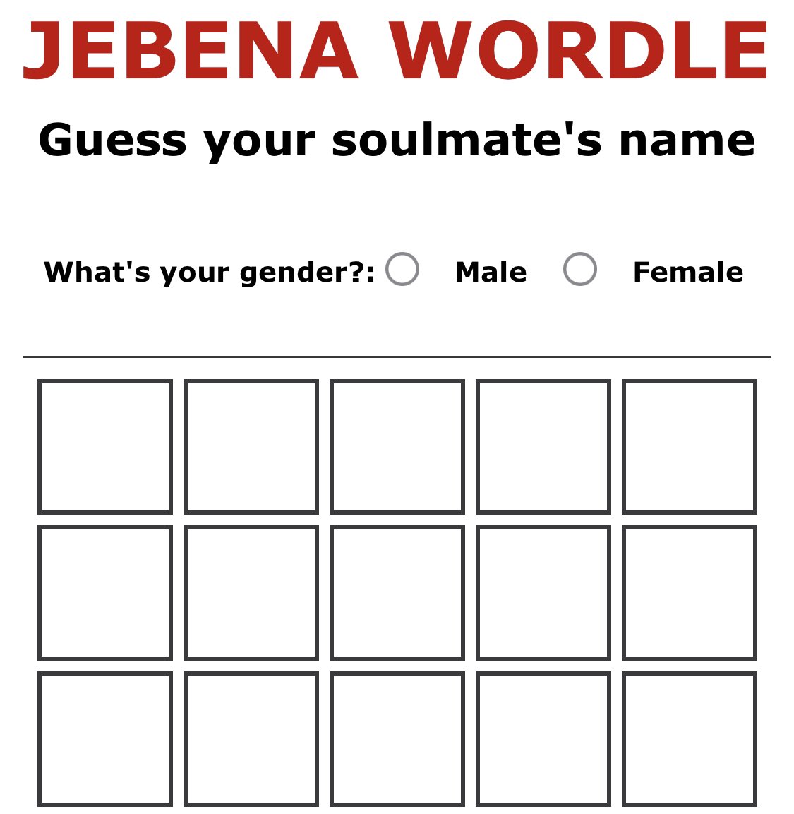 guess your soulmate's name