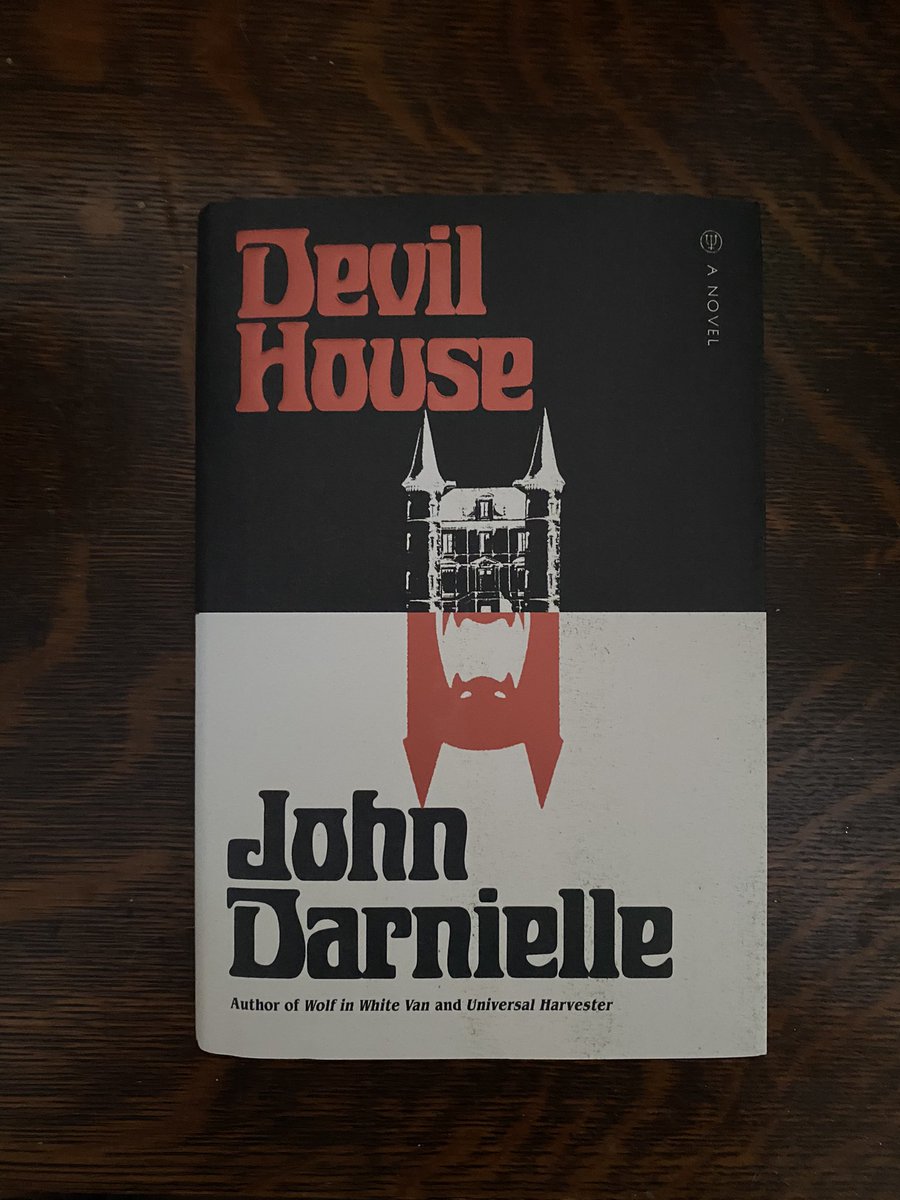 HRelatives's tweet photo. Just got my signed copy of Devil House yesterday! Looking forward to digging into this new novel from @mountain_goats. It’s next up once I finish Hummingbird Salamander by @jeffvandermeer. https://t.co/kfVN5LF5Wd