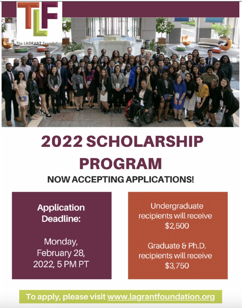 UCSB_CommAlumni's tweet photo. New scholarships available for undergrads & grad students! @LAGRANTFoundatn is now accepting applications for students in Marketing, Advertising and PR. Sign up at the link below. #tlfimpact #ucsbcomm
https://t.co/9CdfjQzvQB https://t.co/7IriMkdXIp