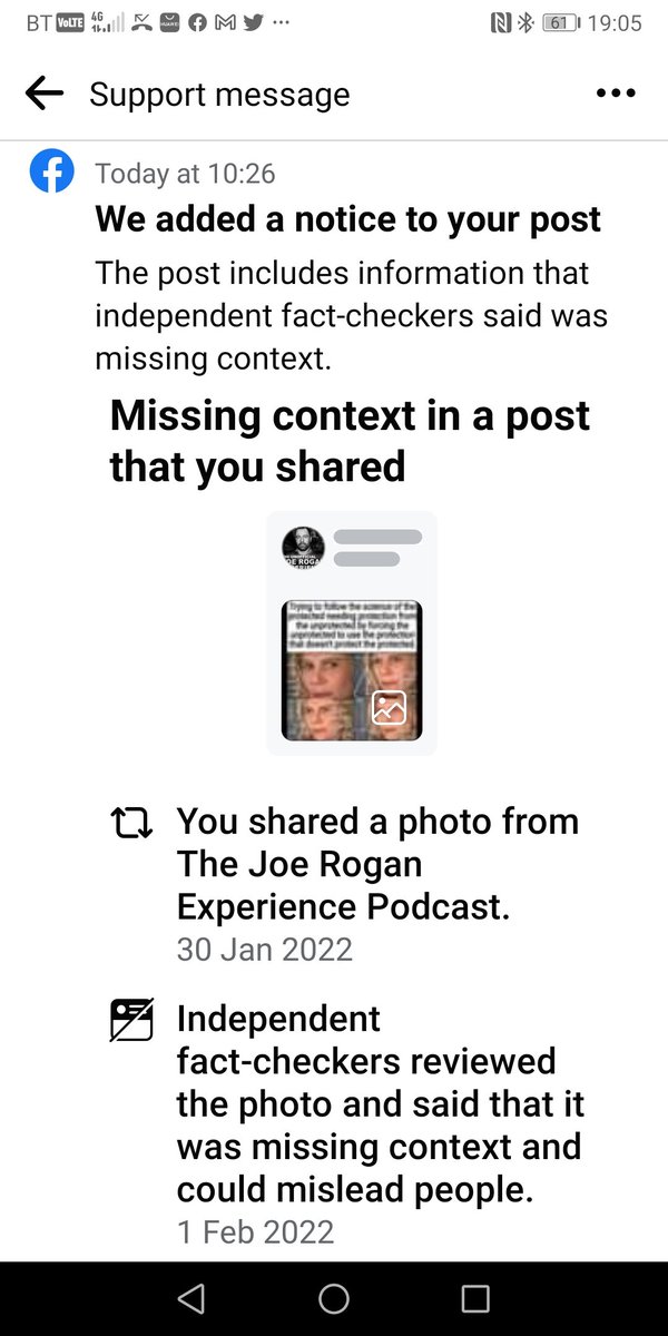 Dave_DC_'s tweet photo. @joerogan Facebook police pulled me over lol https://t.co/PVRHrqe4Pk