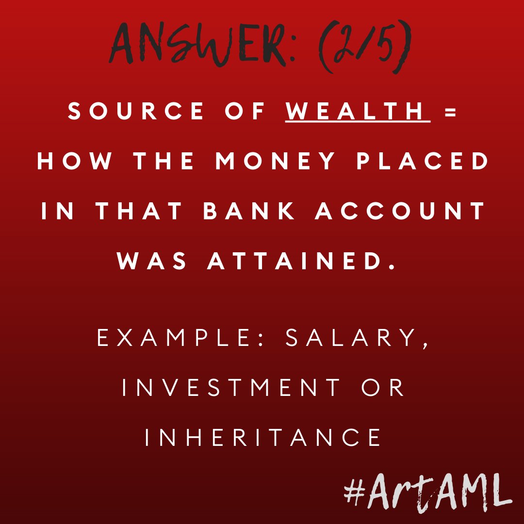 artaml_'s tweet photo. Are you concerned about prying into clients' private affairs, such as how they attained wealth?
There could be good news, as 'Source of Funds' (SoF) and 'Source of Wealth' (SoF) are often conflated. Find out the crucial differences >> open the pictures.
#AML #AMLFAQ #artmarket https://t.co/jbkWMGNtQq