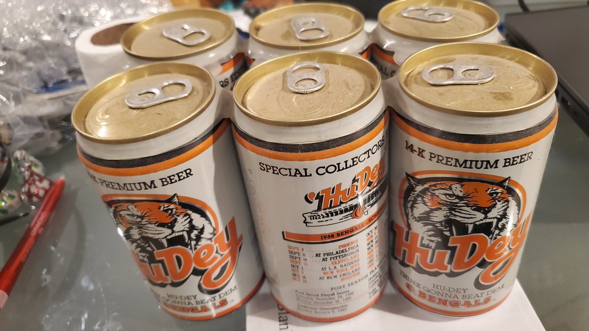 I still have an unopened 6 pack from the last time the Bengals went to the Super Bowl in 1989!