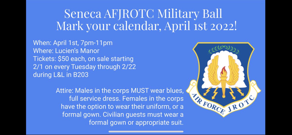 Seneca AFJROTC tweet media
