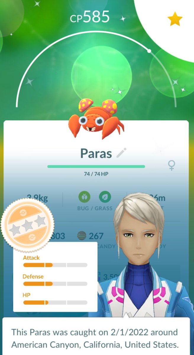 vaniemermaid's tweet photo. Something new and old. What amazing luck with 2 shiny in 1 day! 🤣 Paras is the new shiny for me
#pokemongo #pogo #shinypokemongo #shinytorchic #shinyparas https://t.co/EQQAGpm3dz