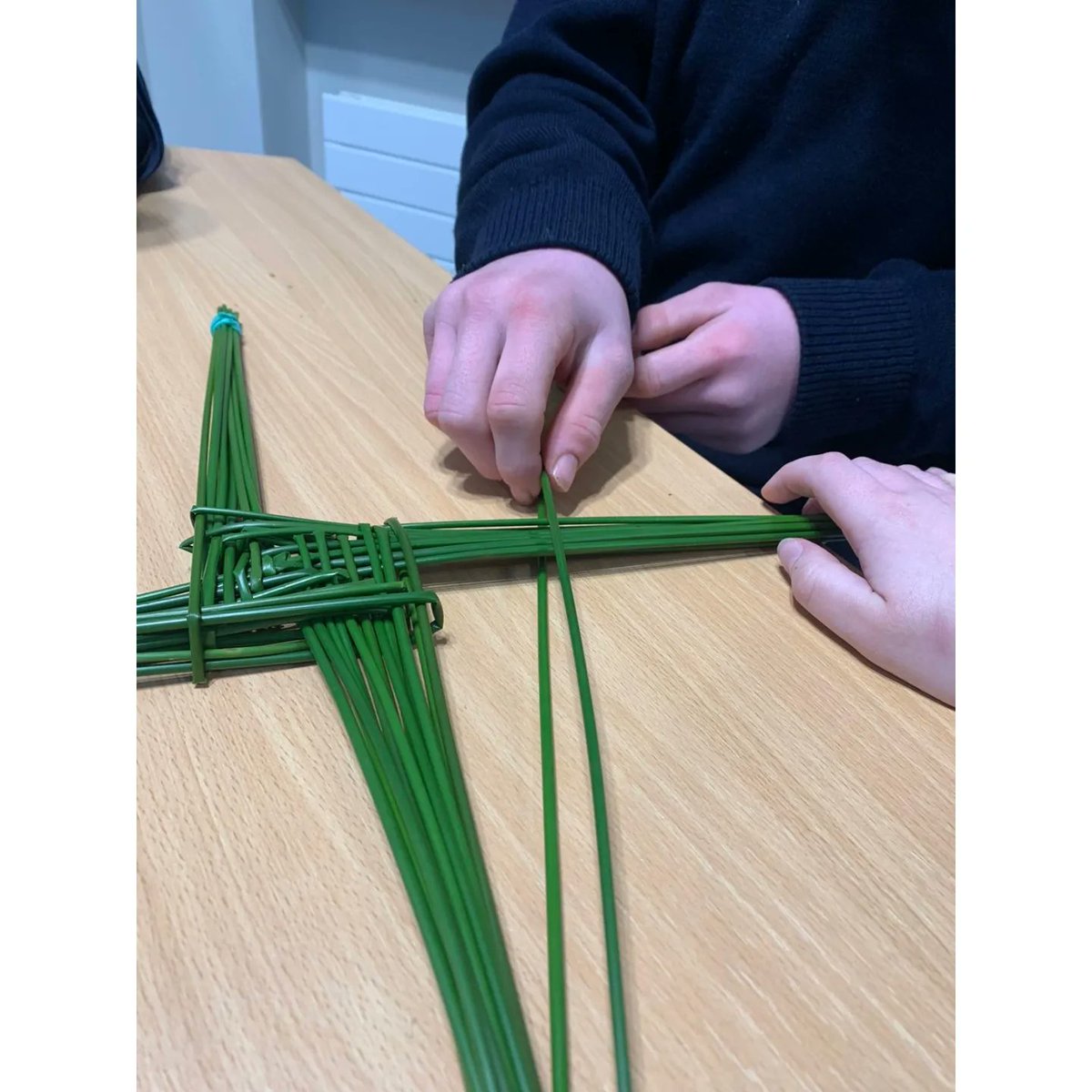 ScoilPol's tweet photo. #LรกFhรฉileBrรญde sona daoibh! Happy St. Brigid's day from Scoil Pรณl everyone and #Happy1stdayofSpring!! Well done to Cillian, Tommy, Colin and Ms.Bermingham for these fabulous St.Brigid's crosses today! ๐๐ #StBrigidsDay #Imbolc #Imbolg โ๐ฎ๐ช๐๐ https://t.co/MASSfQHGMw