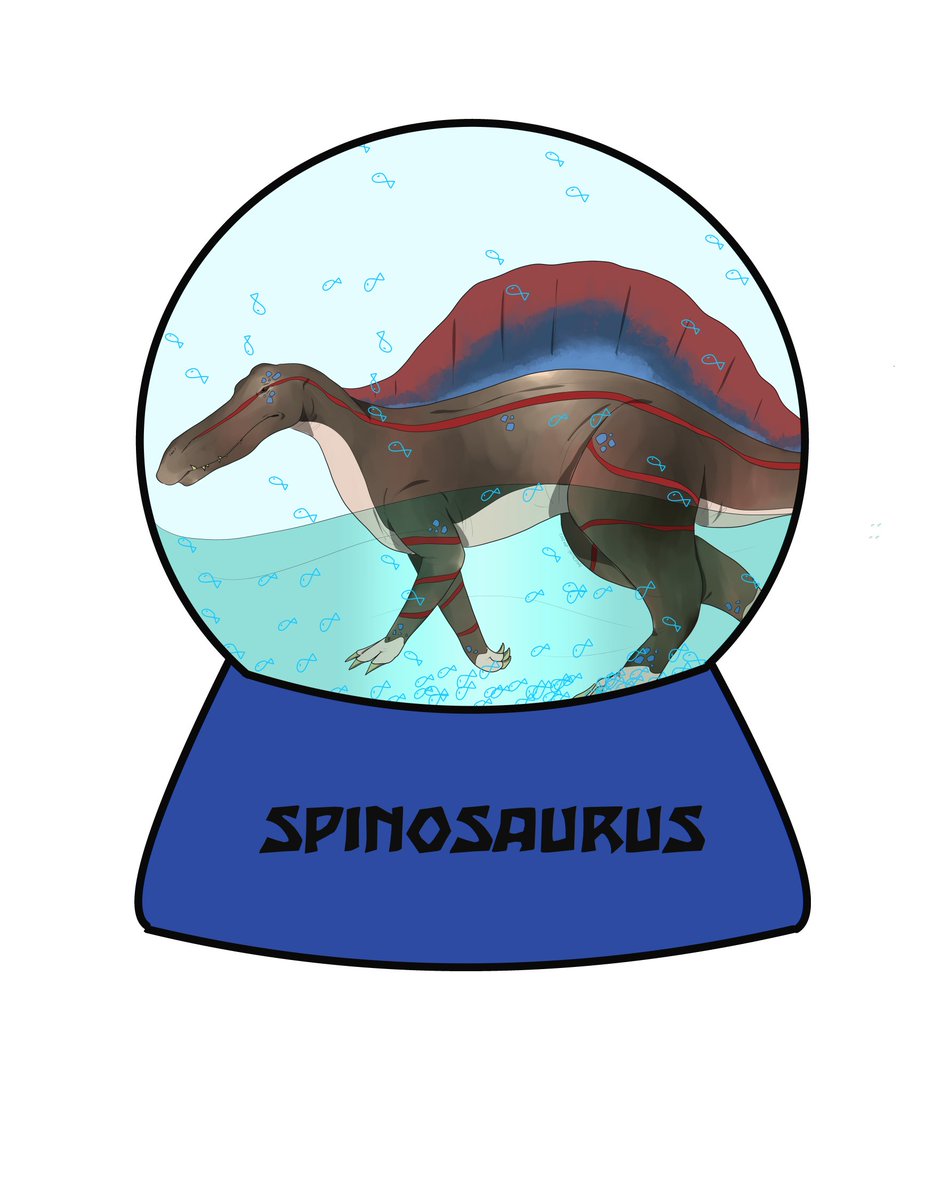 galacticvisi0ns's tweet photo. fishes and a spino 🌊🐟 // #Spinosaurus #atcart #DailyDino https://t.co/C4LCnIzW7Q