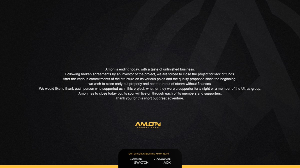 Amon Esport (@AmonEsport) / Posts / X