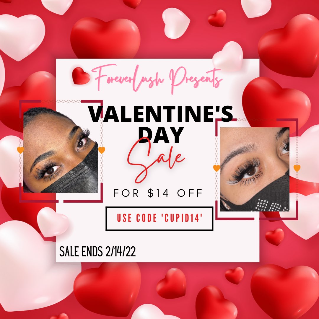 Happy February! ❤️❤️ Get $14 OFF YOUR APPOINTMENT UNTIL VALENTINE’S DAY!

Redeem Code ‘CUPID14’ at checkout

#xula #nolalashextensions #nolalashtech #valentinesday