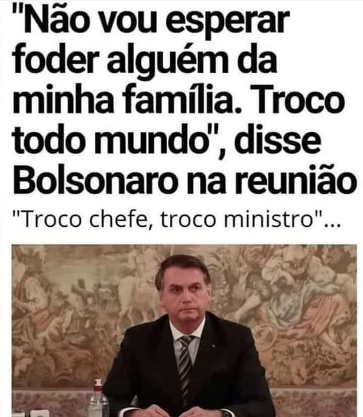 KrysBrasil's tweet photo. Bozonaro é marionete fácil na mão de militares e do centrão...
Movido pelo dinheiro e poder, abre mão de todas as suas convicções, para não perder a mamata...
VAGABUNDO, nunca trabalhou na vida! E nem seus filhos bandidos!!
Viveram sempre às custas do povo!!
CORRUPTOS DE FATO!! https://t.co/B8L9w3uAlA