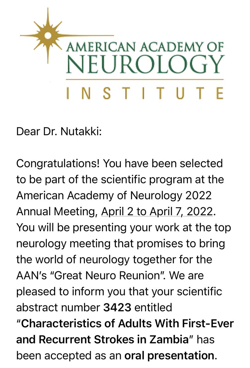 Deanna Saylor (@deannasaylor1) on Twitter photo So proud of the <a href="/NeurologyZambia/">NeurologyZambia</a> team and the opportunity to share our work to better understand #stroke in #zambia at the #AANAM! Congrats to Aparna Nutakki, <a href="/chishimba22/">Chishimba</a> <a href="/mashina_chomba/">Mashina Chomba</a> and <a href="/stanpaulzimba/">stanley zimba</a>! <a href="/AANMember/">American Academy of Neurology</a> <a href="/AFANeurology/">AFANeurology</a> <a href="/AfricanStroke/">African Stroke Organization(ASO)</a> So proud of the <a href="/NeurologyZambia/">NeurologyZambia</a> team and the opportunity to share our work to better understand #stroke in #zambia at the #AANAM! Congrats to Aparna Nutakki, <a href="/chishimba22/">Chishimba</a> <a href="/mashina_chomba/">Mashina Chomba</a> and <a href="/stanpaulzimba/">stanley zimba</a>! <a href="/AANMember/">American Academy of Neurology</a> <a href="/AFANeurology/">AFANeurology</a> <a href="/AfricanStroke/">African Stroke Organization(ASO)</a>