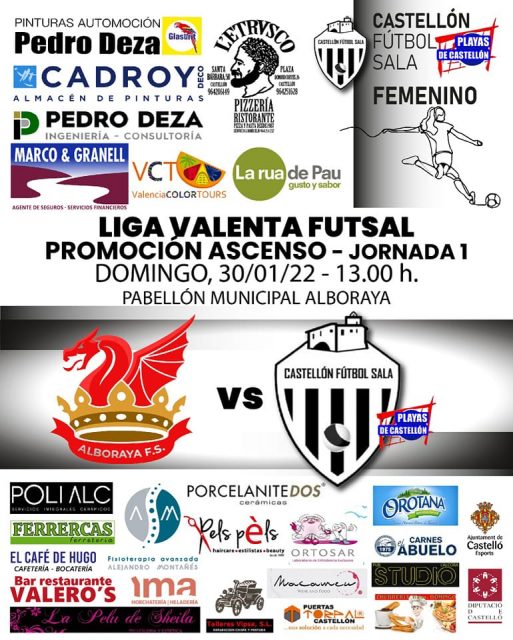 ░▒▓█ ¡Mañana domingo!  ⚽🏃‍♀️ 𝗝𝗼𝗿𝗻𝗮𝗱𝗮 𝟭 PROMOCIÓN DE ASCENSO

Castellón Fútbol Sala

castellonfutbolsala.es/2022/02/01/%e2…