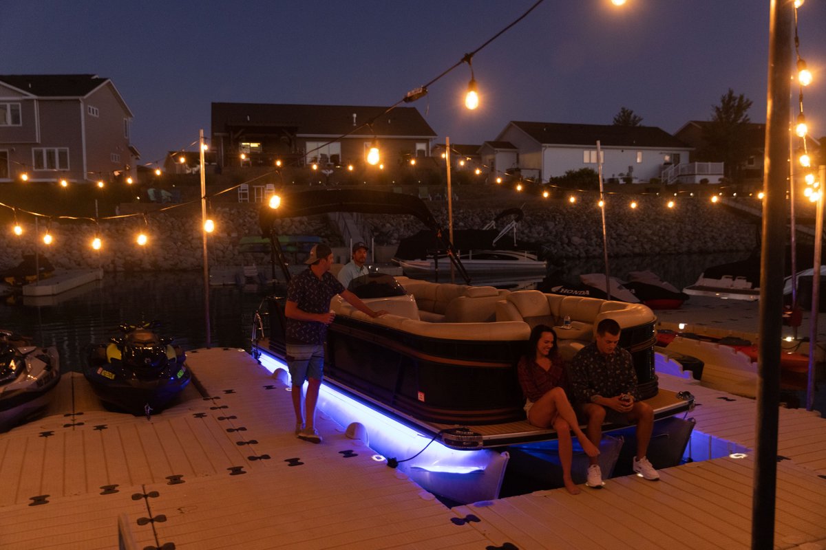 DocksEast's tweet photo. Step up your summer party game with a Dock party! Our Dock systems can be customized to your needs, with seating, storage, and an easy to clean slip resistant deck. 
#Docklife #DockParty #EZDock #EastCoastDocks https://t.co/nZM8TE1IRe