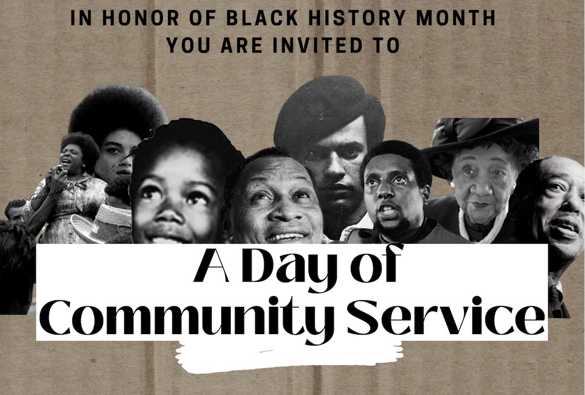 AU_CCES's tweet photo. It is Black History Month and our office is celebrating through service! Join us February 16th for a day of service, learn more here: https://t.co/h8JYA5O2J0 https://t.co/ZYC7XsvYhr