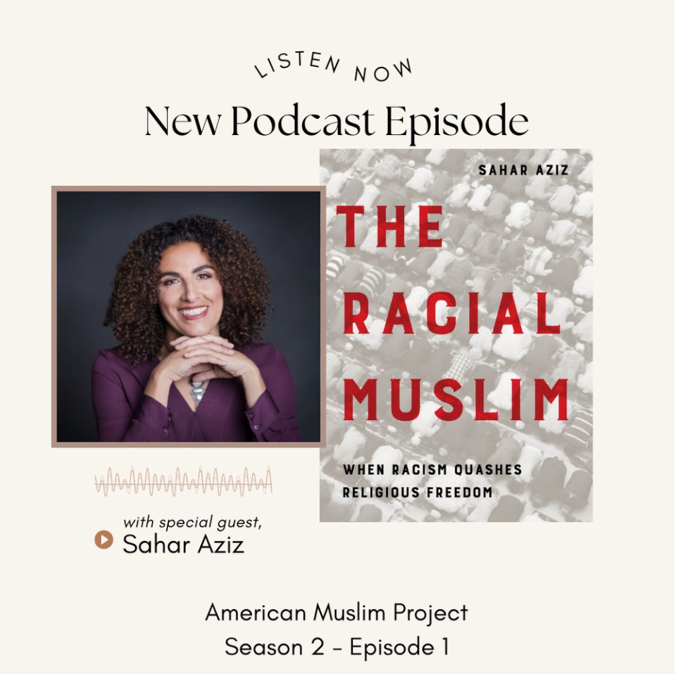 RUCSRR's tweet photo. CSRR's Professor @saharazizlaw joins the American Muslim Project to talk about her new book, "The #RacialMuslim: When Racism Quashes Religious Freedom."

@JohnLEsposito @ZareenaGrewal https://t.co/dooo7u9TdV