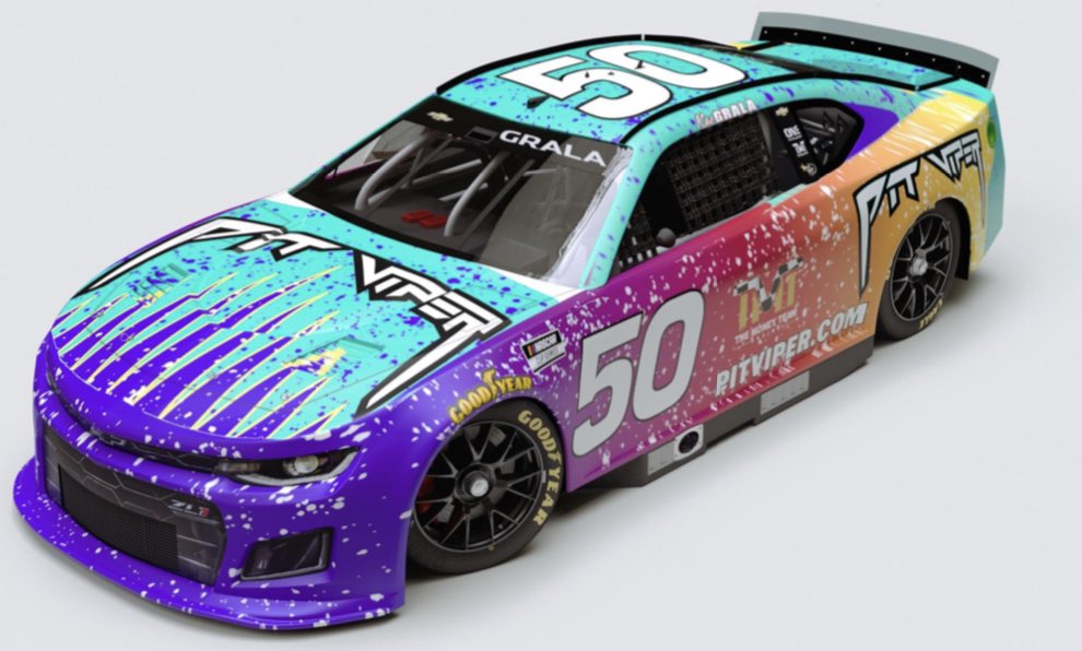 Floyd Mayweather’s The Money Team Racing will attempt to make the Daytona 500 with Kaz Grala as the driver. Tony Eury Jr. to crew chief. No. 50 Chevrolet. Pit Viper sunglasses to sponsor car. ECR engines. Team plans part-time schedule in 2022.