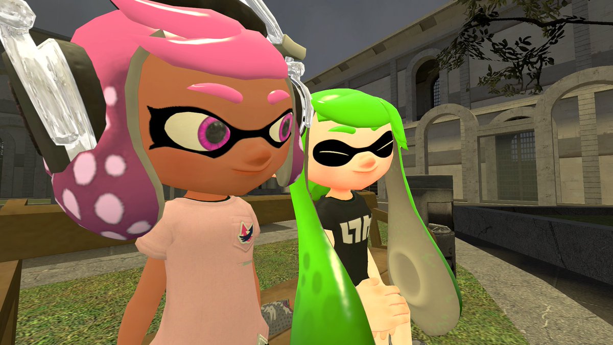 MetroGamer21's tweet photo. Rosé and Rare, resting after a long day, with Rare being adorable as she nap's next to Rosé.

#BlessedRare
(Rare is the character of @gsnmaster75/@AmiiboSquidRare) https://t.co/aCtb7RKXgW