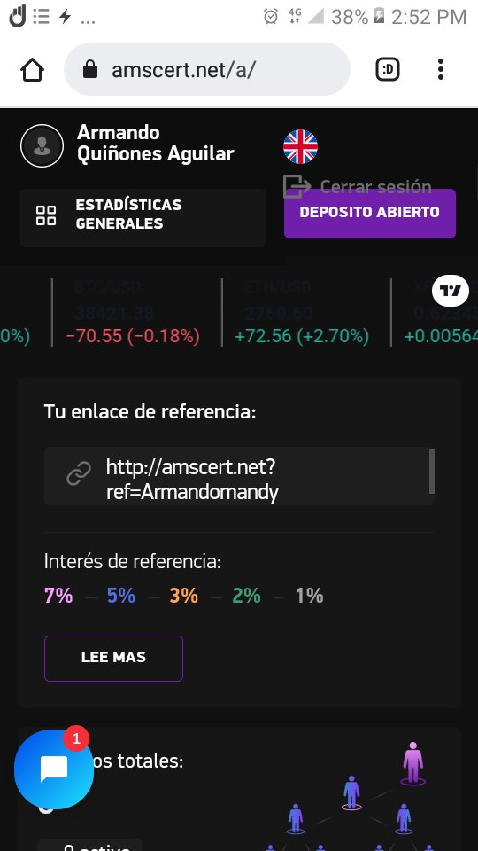 Hola a todos entren aesta plataforma para ganar por afiliación 
amscert.net/?ref=Armandoma…